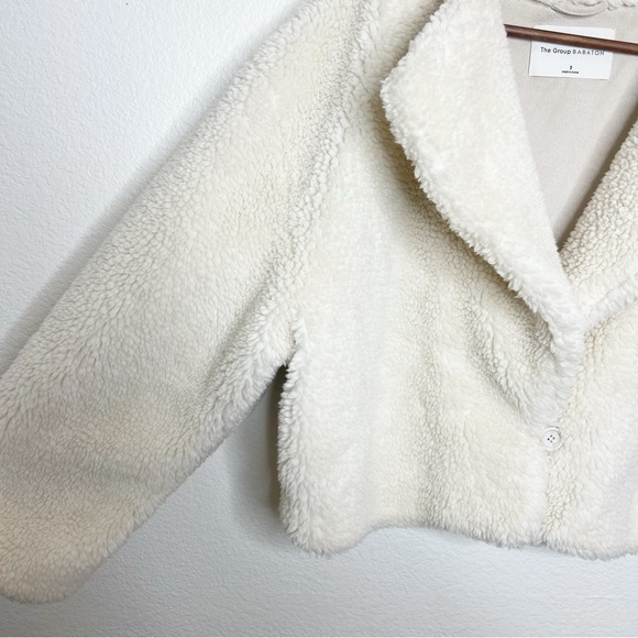 The Group by Babaton Aritzia Sherpa Teddy Jacket Size 2 - Picture 3 of 9